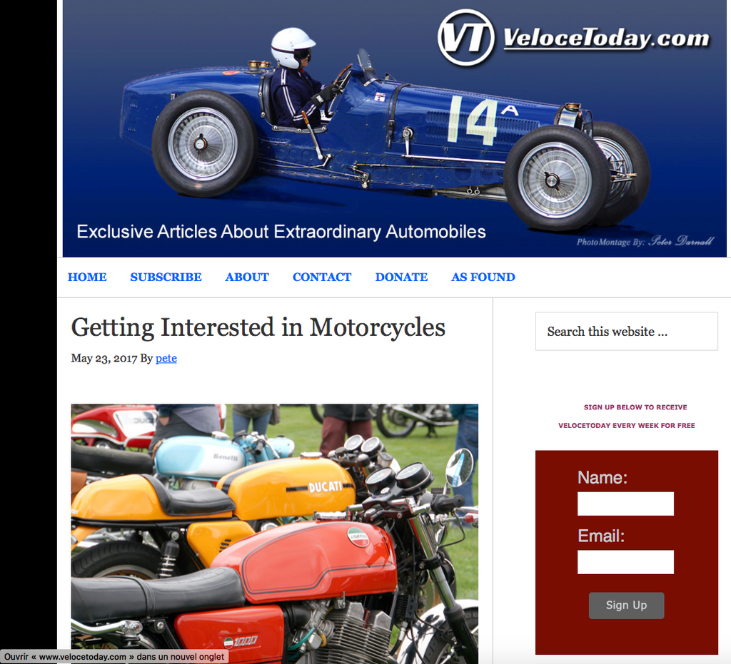 GETTING INTERESTED IN MOTORCYCLES