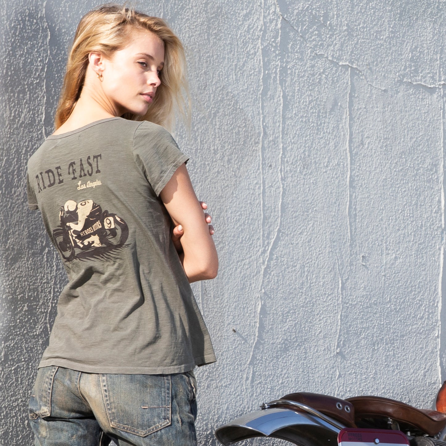 Tee-shirt "Ride Fast" Women - Heroes Motorcycles