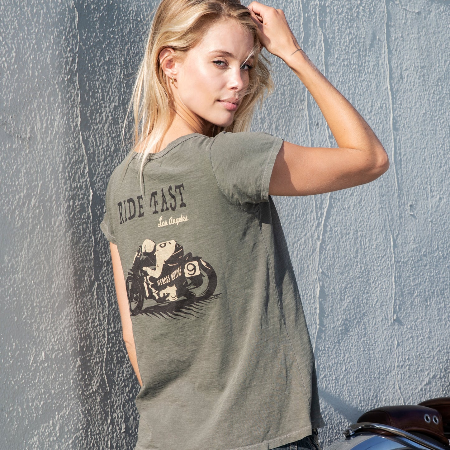 Tee-shirt "Ride Fast" Women - Heroes Motorcycles