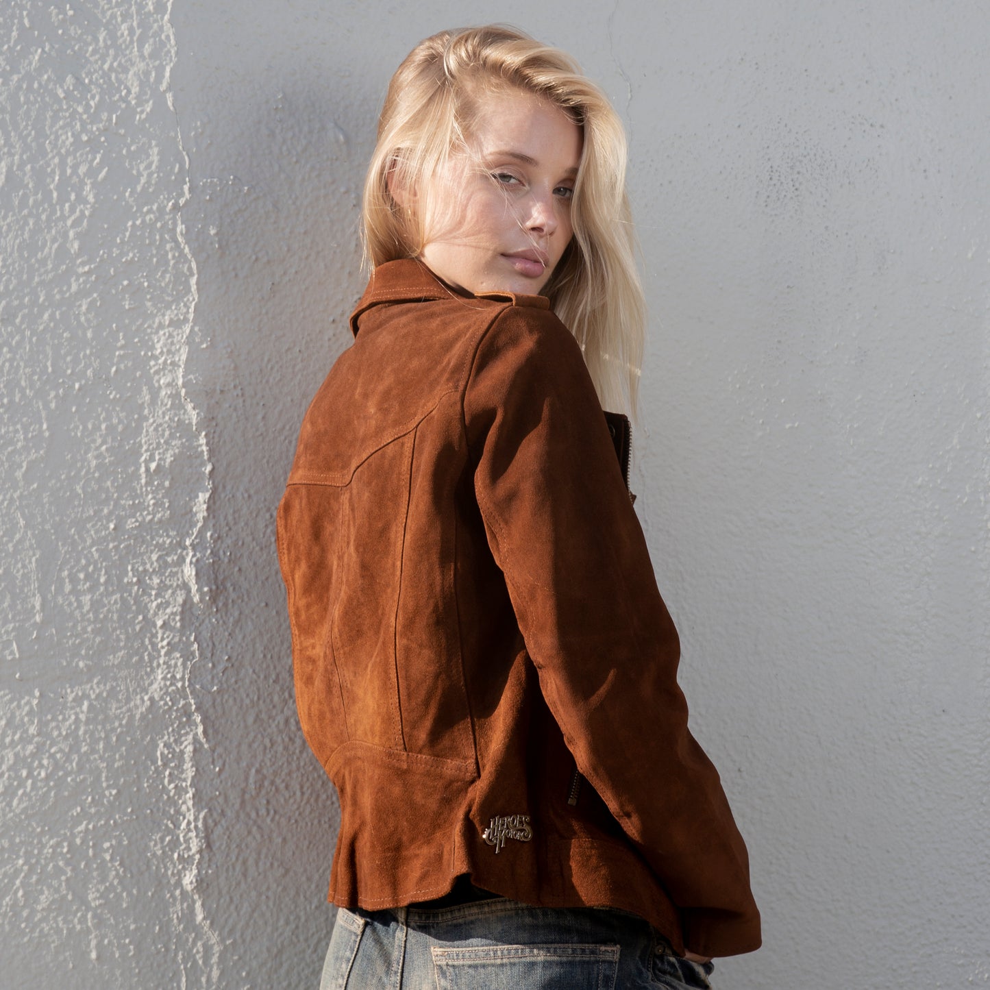 "Nomade" Women Suede Biker Jacket - Heroes Motorcycles