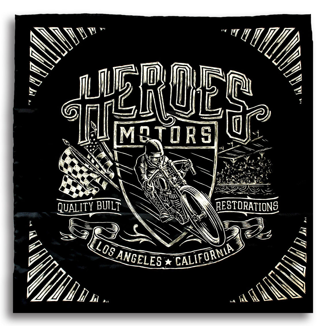 Scarf Race Moto Sketch