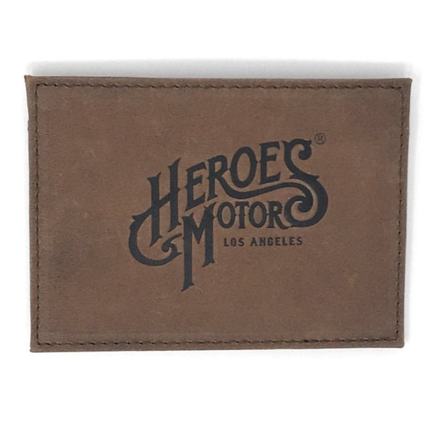 Heroes Leather Card Holder - Heroes Motorcycles