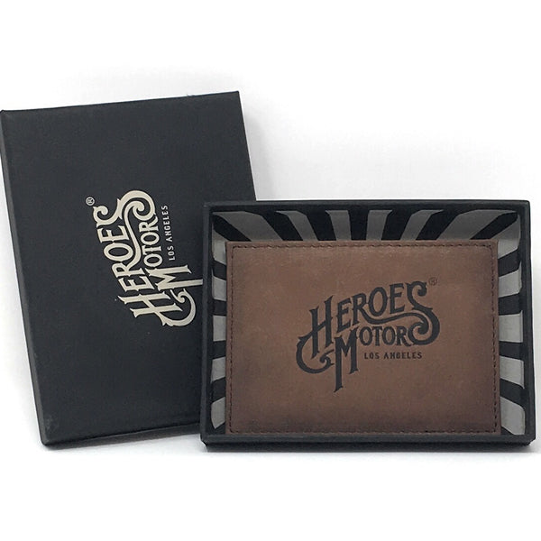 Heroes Leather Card Holder - Heroes Motorcycles