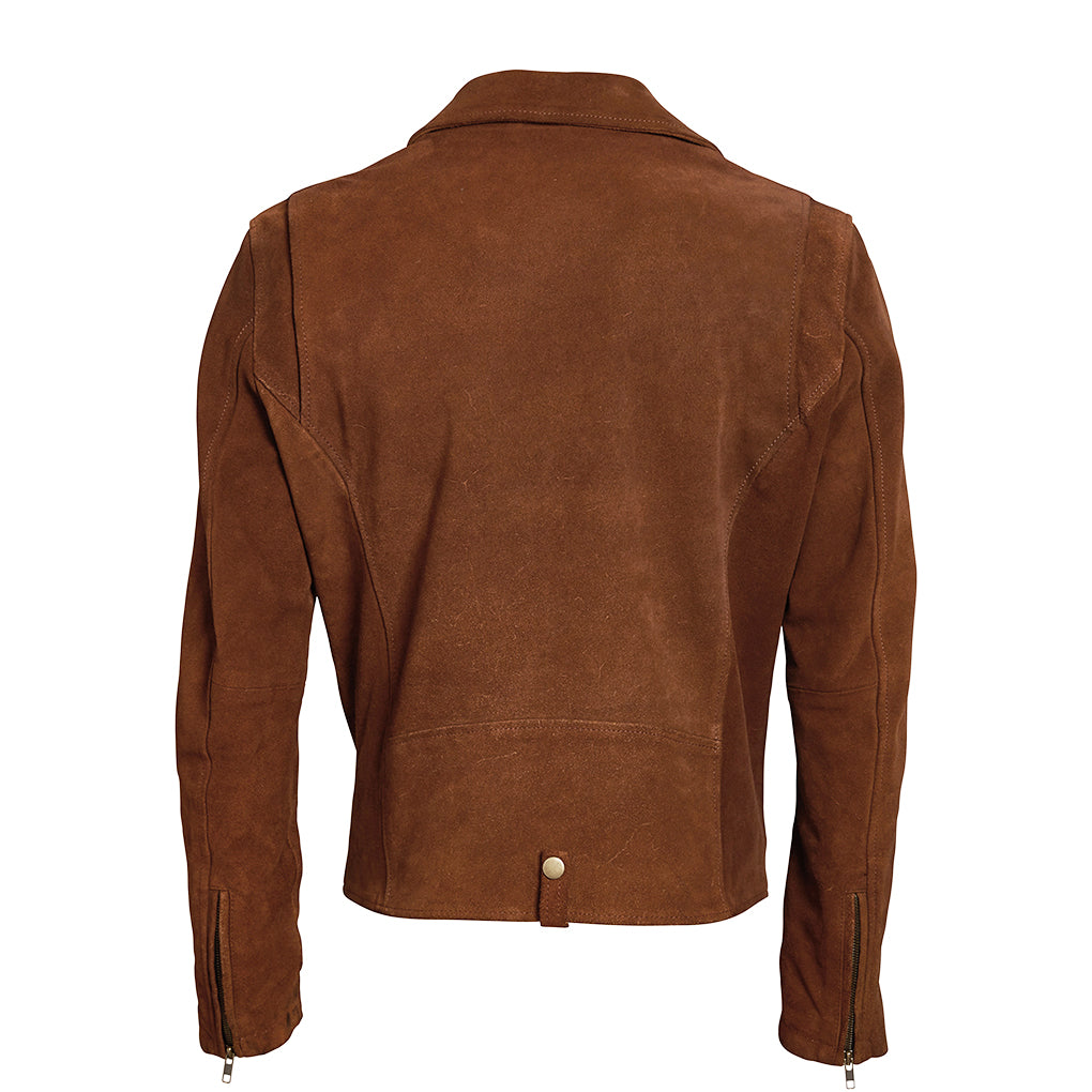 “Westside” Men Suede Biker Jacket - Heroes Motorcycles