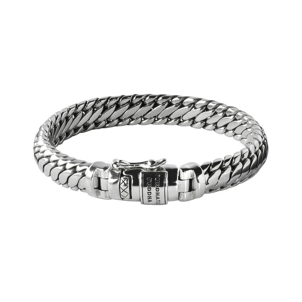 Ben Medium Xl Chain .925 Sterling Silver Bracelet - Heroes Motorcycles