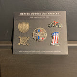 Heroes Motors limited edition Pins - Heroes Motorcycles