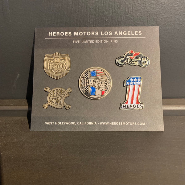Heroes Motors limited edition Pins - Heroes Motorcycles