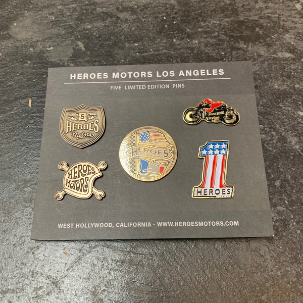 Heroes Motors limited edition Pins - Heroes Motorcycles