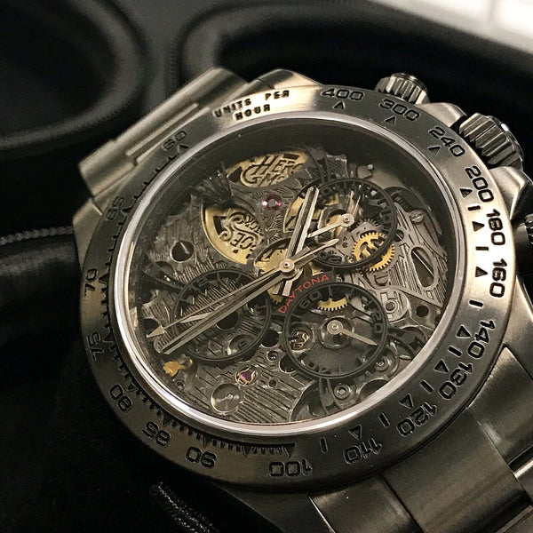 Heroes Motors "Custom Daytona Skeleton" Matt Black - Heroes Motorcycles