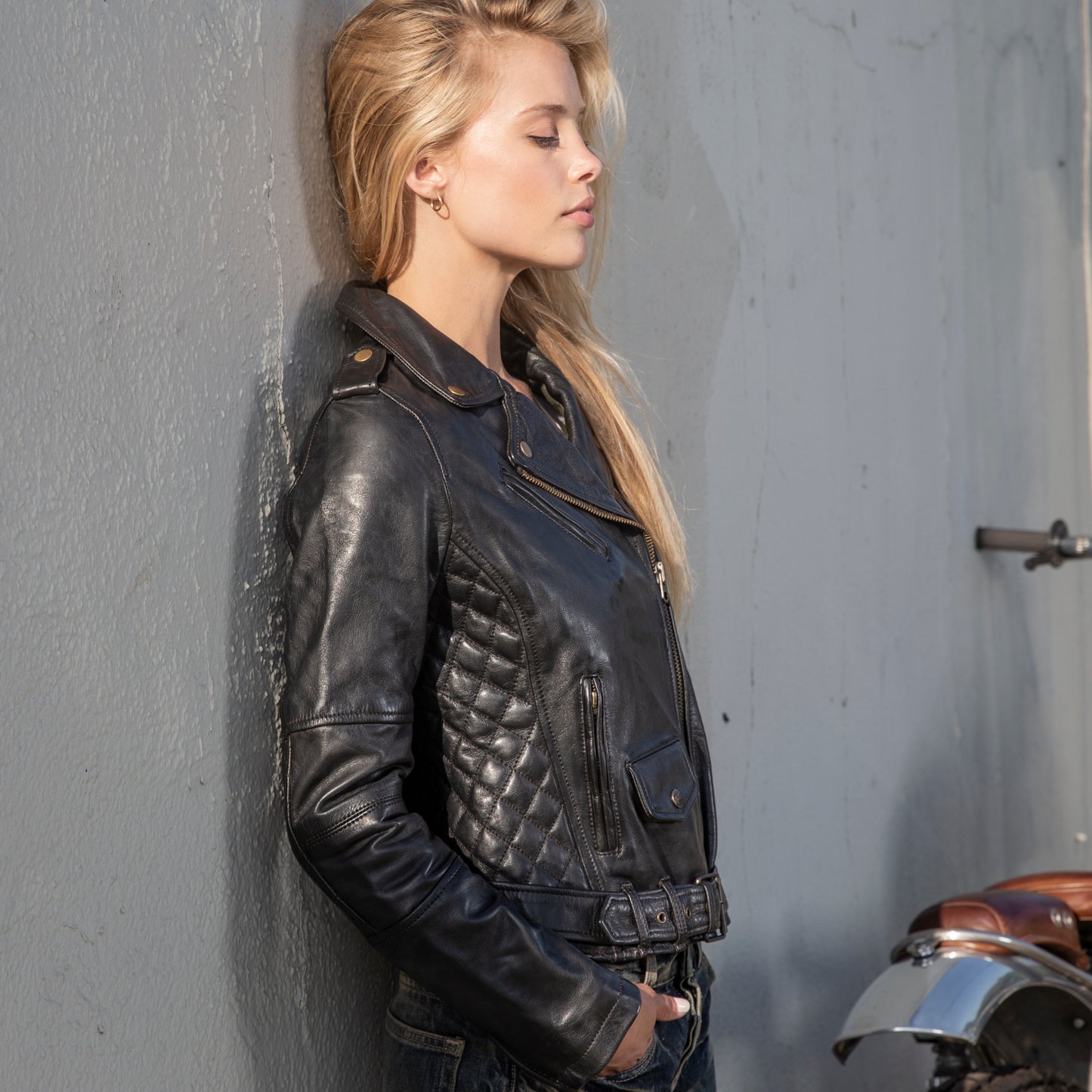 "Perfecto" Women Leather jacket - Heroes Motorcycles