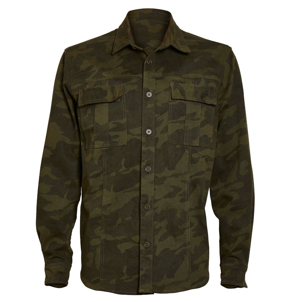 Twill Cotton Camo Shirt - Heroes Motorcycles