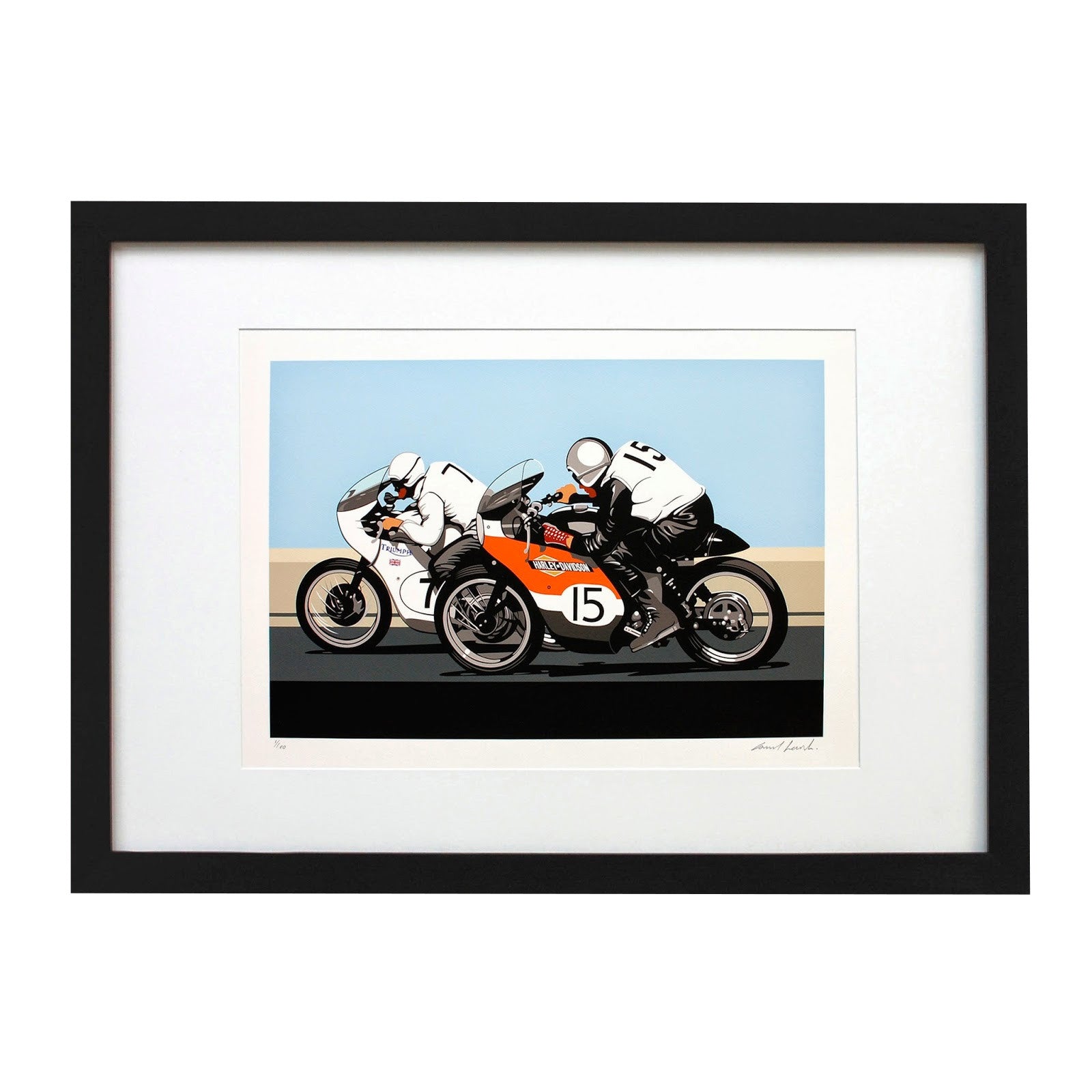 Gloves Off Limited Edition Print - Heroes Motorcycles