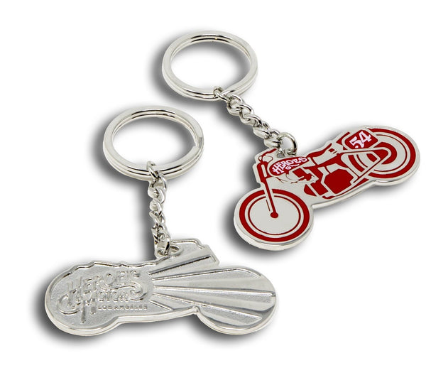 Key chain "54" Red Rose - Heroes Motorcycles