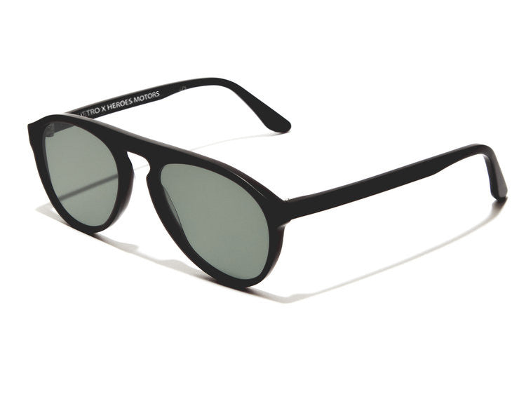 Heroes Black Matte Sunglasses - Heroes Motorcycles