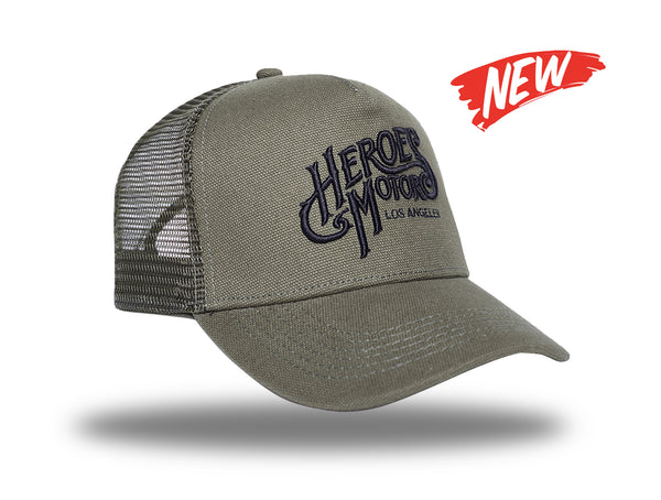 Trucker Hat "3D" HM6001 Army/Black