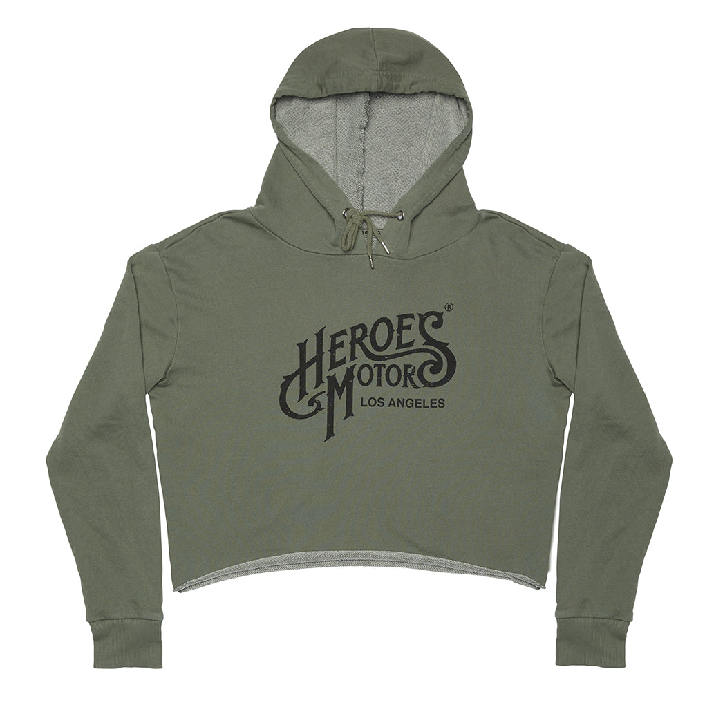 Sweat Crop Top "Heroes Motors"