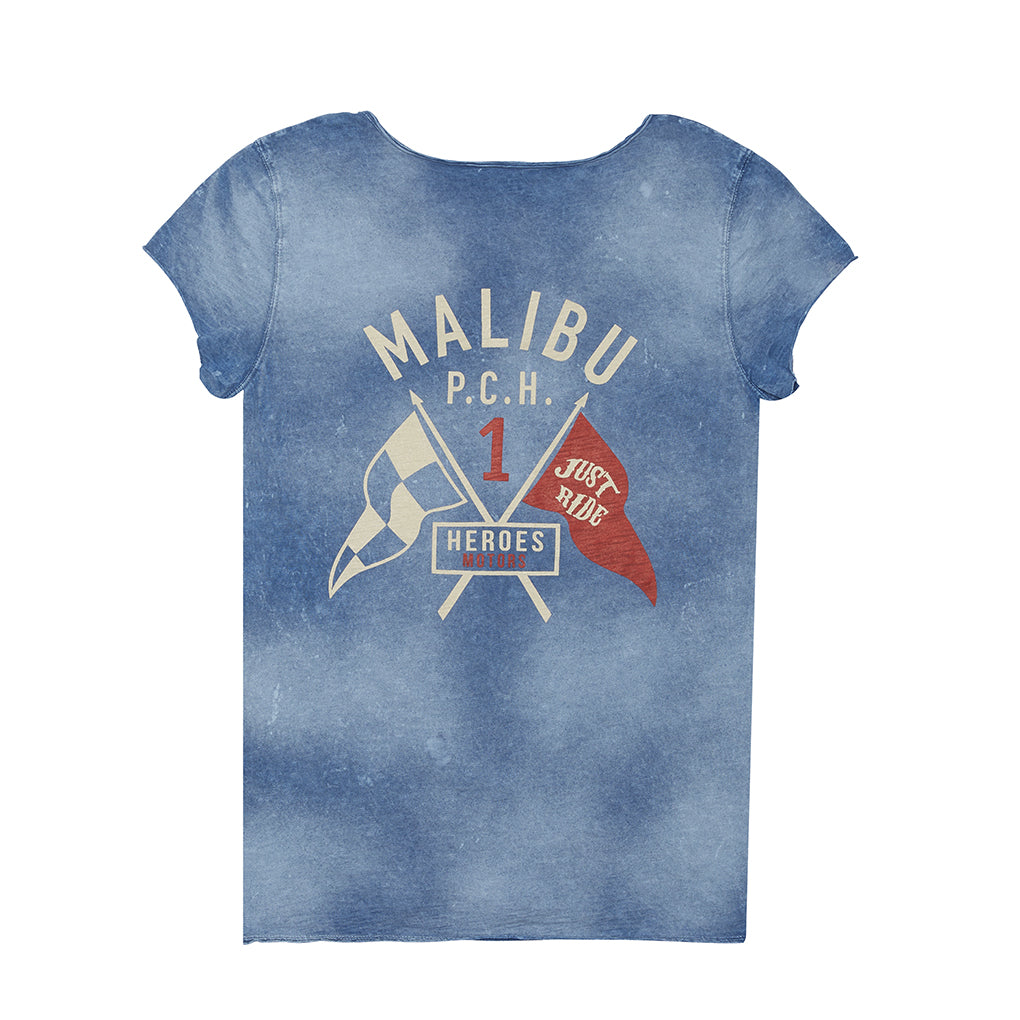Tees-shirt vintage "Malibu Flag"