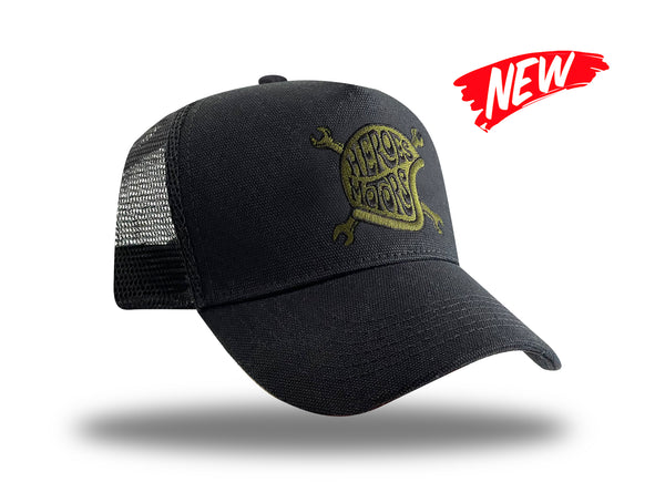 Trucker Hat "Helmet" HM6021 Black/Army