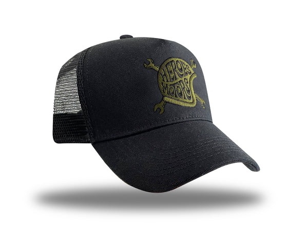 Trucker Hat "Helmet" HM6021 Black/Army