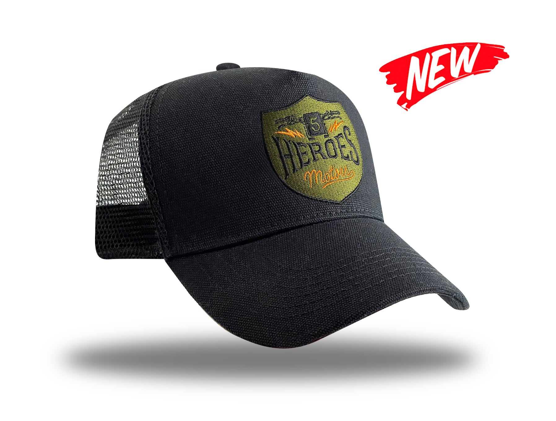 Trucker Hat "Blason" HM6005 Black/army