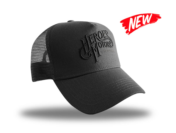 Trucker Hat "3D" HM6001 Full Black