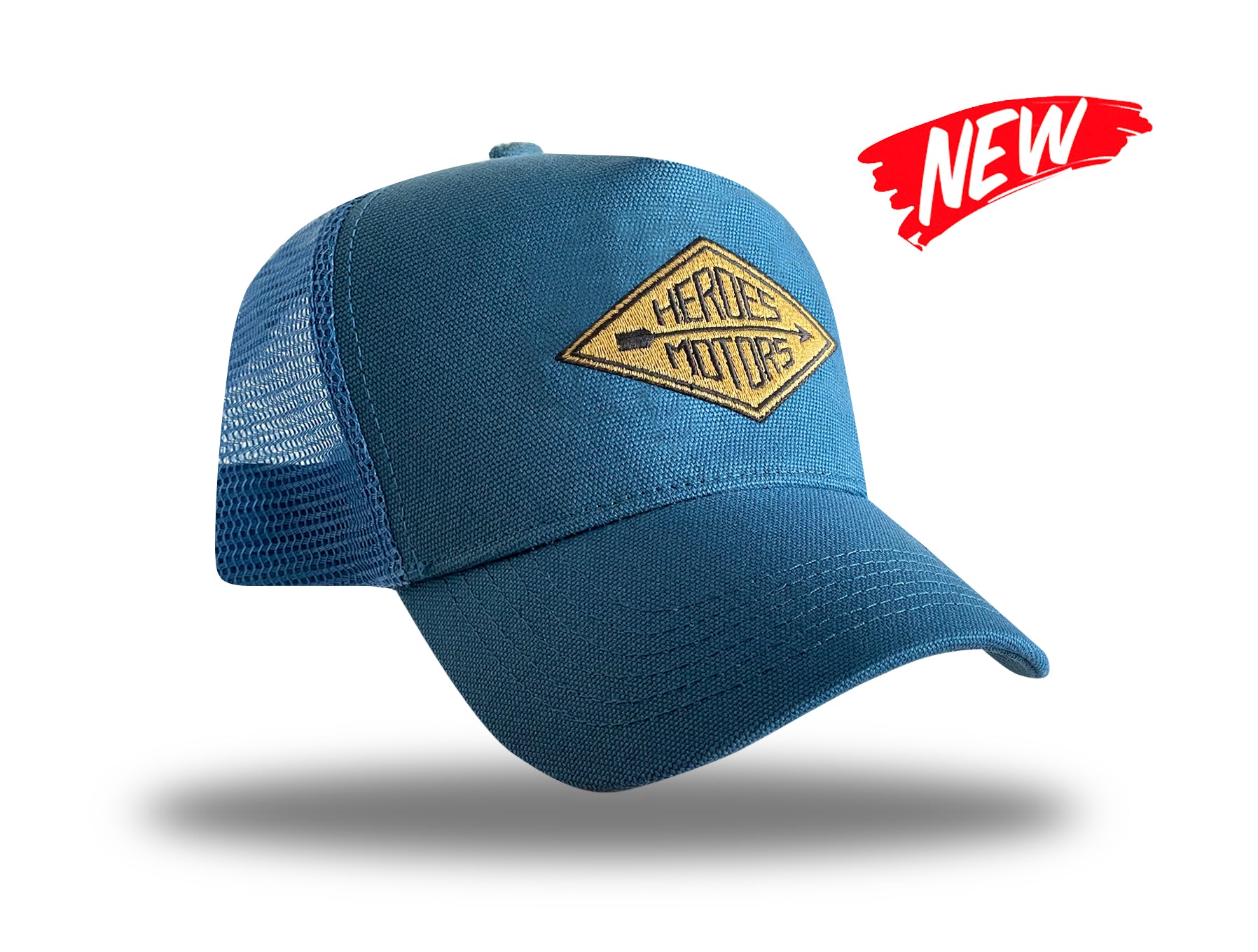 Trucker Hat "Arrow" HM6020 Blue/Gold