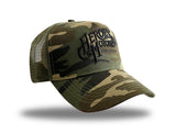 Trucker Hat "3D" HM6001 ArmyCamo/Black