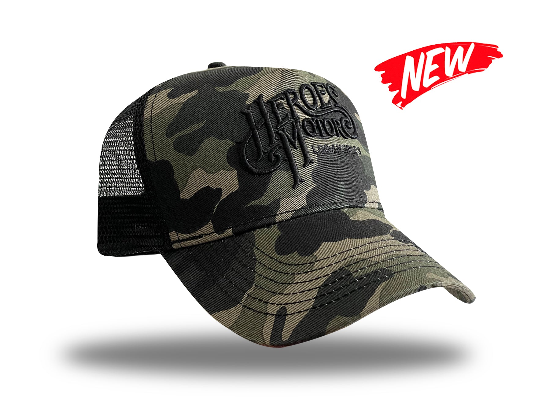 Trucker Hat "3D" HM6001 GrayCamo/Black
