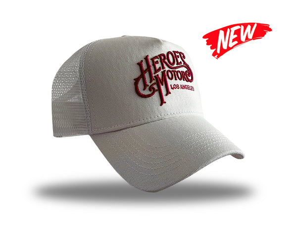 Trucker Hat "3D" HM6001 Off white/Bur