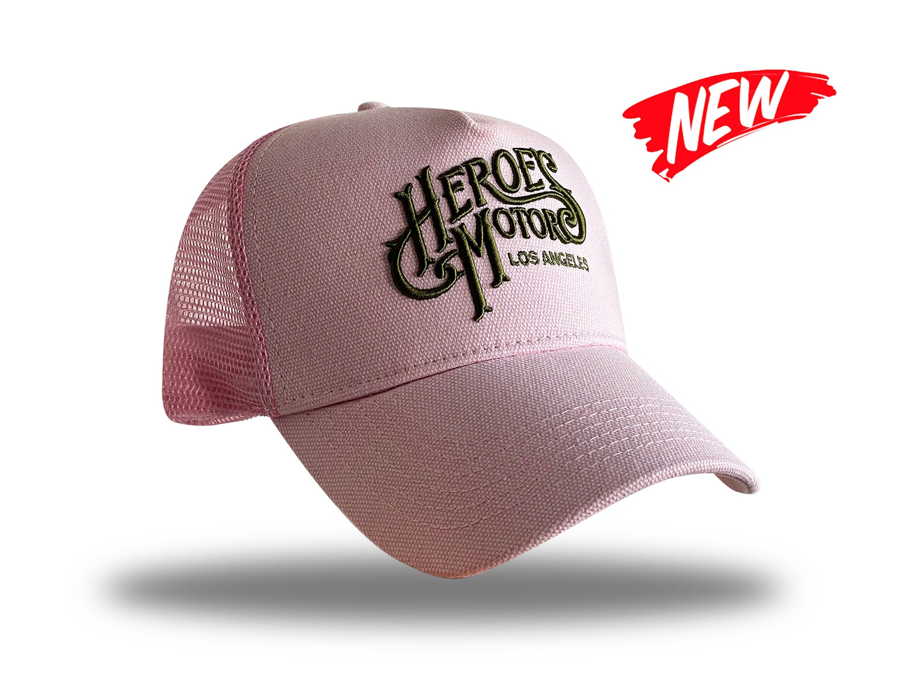 Trucker Hat "3D" HM6001 Pink/Olive