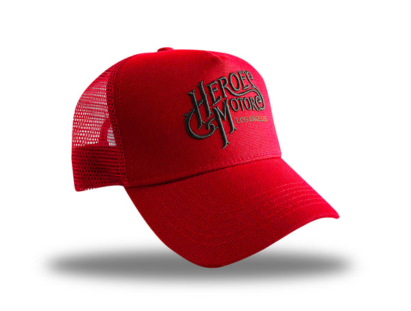 Trucker Hat "3D" HM6001 Red/Black