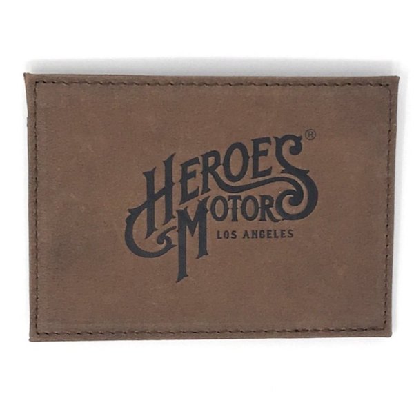 Heroes Leather Card Holder - Heroes Motorcycles