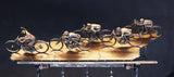 Neck And Neck With Death, Jeff Decker Bronze - Heroes Motorcycles