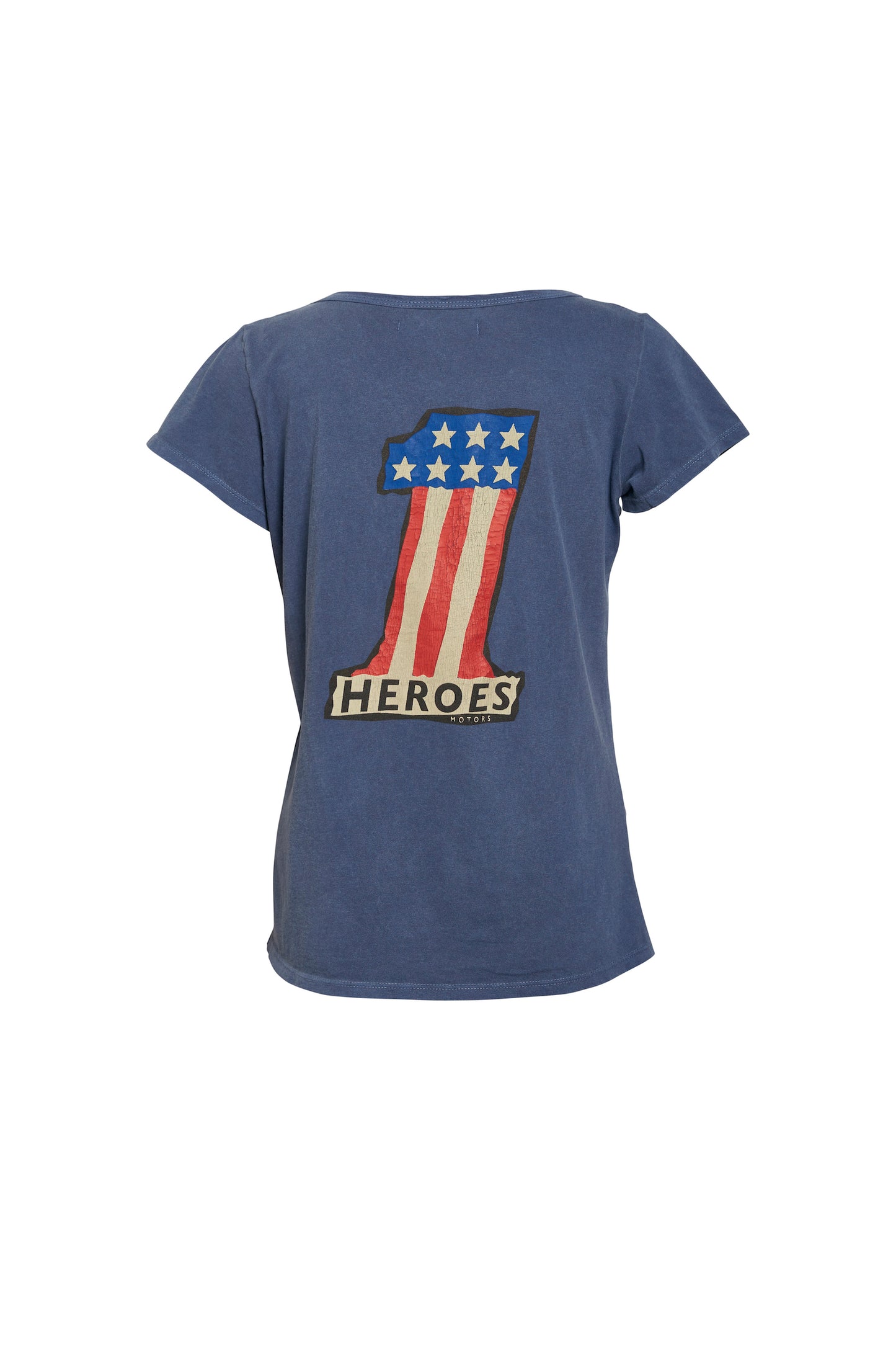 Tee-shirt  "Number One" Blue - Heroes Motorcycles