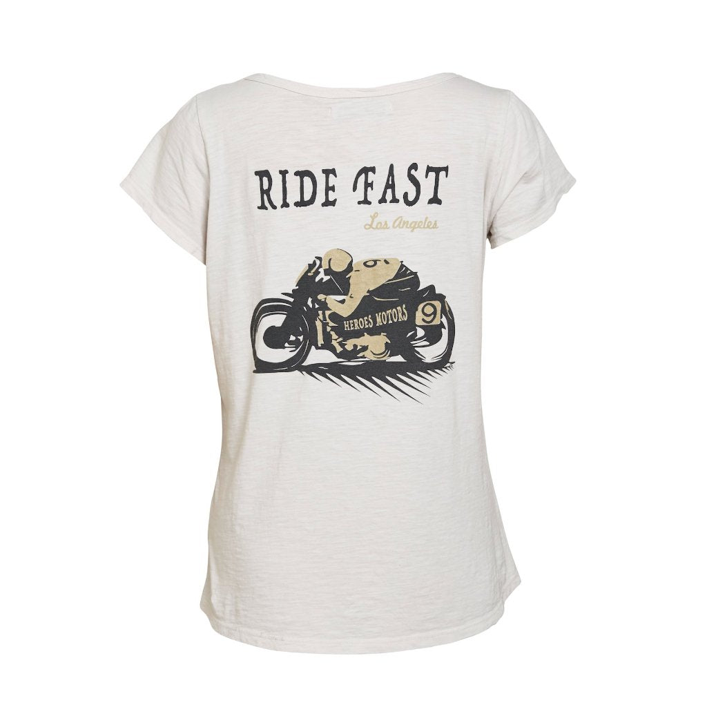 Tee-shirt  "Ride Fast" W - Heroes Motorcycles