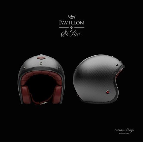 french motorcycle helmet ruby Ruby Helmet Pavillon St Roc