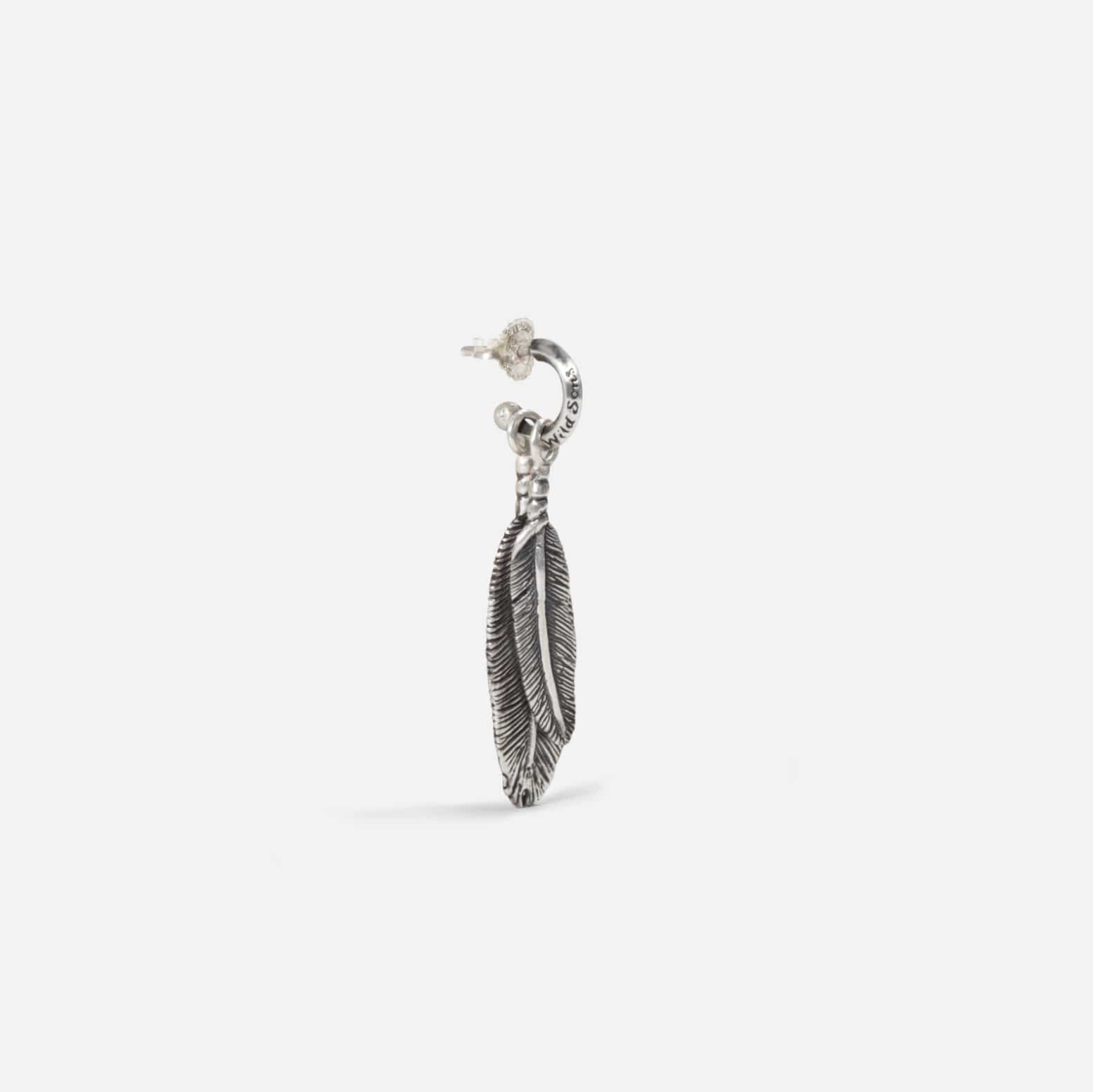 Heroes Motors Double Feather Earrings