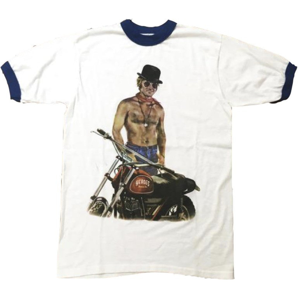 ROBERT REDFORD RINGER TEE - Heroes Motorcycles